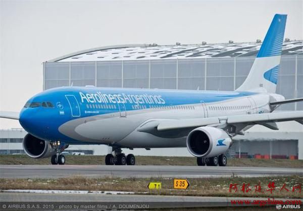 阿根廷航空接收首架自购空客A330-200飞机